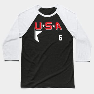 Team USA - Julie "the Cat" Gaffney Baseball T-Shirt